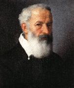 MORONI, Giovanni Battista Portrait of an Old Man oil on canvas